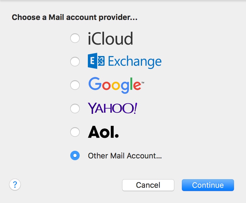 yahoo mail settings for mac